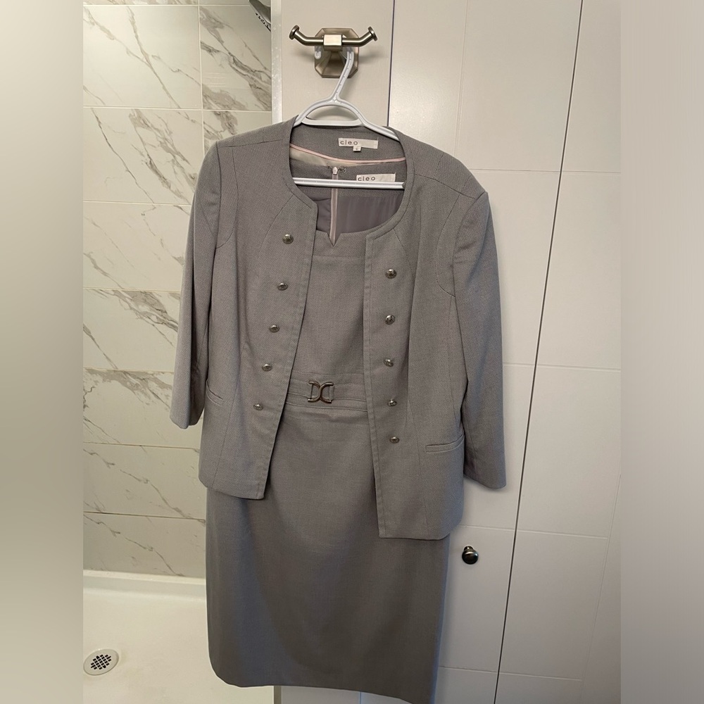 Cleo Grey Suit Dress